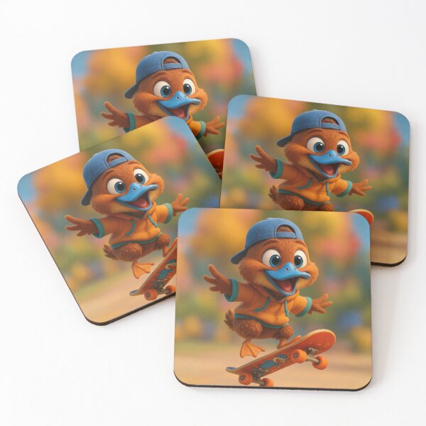 Item preview, Skater Ruddy Duck designed and sold by Sillytoe.