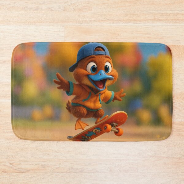 Item preview, Skater Ruddy Duck designed and sold by Sillytoe.