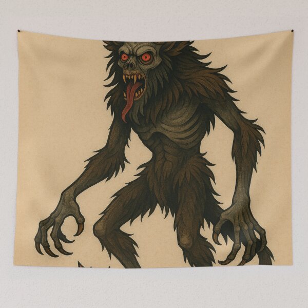Item preview, Traditional wendigo designed and sold by Theweirdwarehouse.