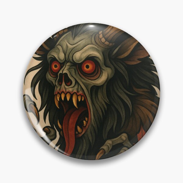 Item preview, Traditional tattoo style wendigo  designed and sold by Theweirdwarehouse.