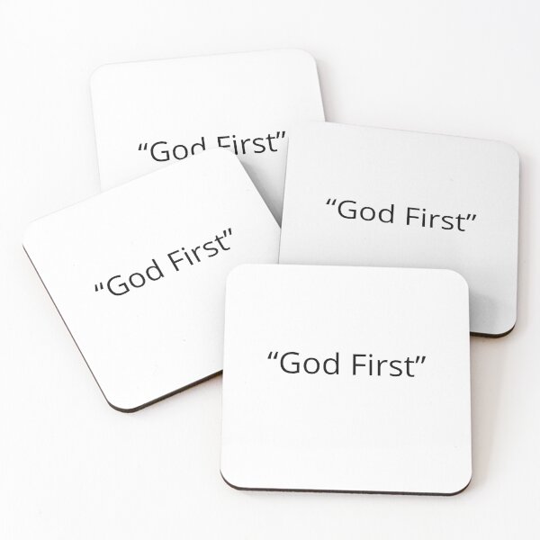 Item preview, God First Christian Faith Quote designed and sold by Georgi2Design.