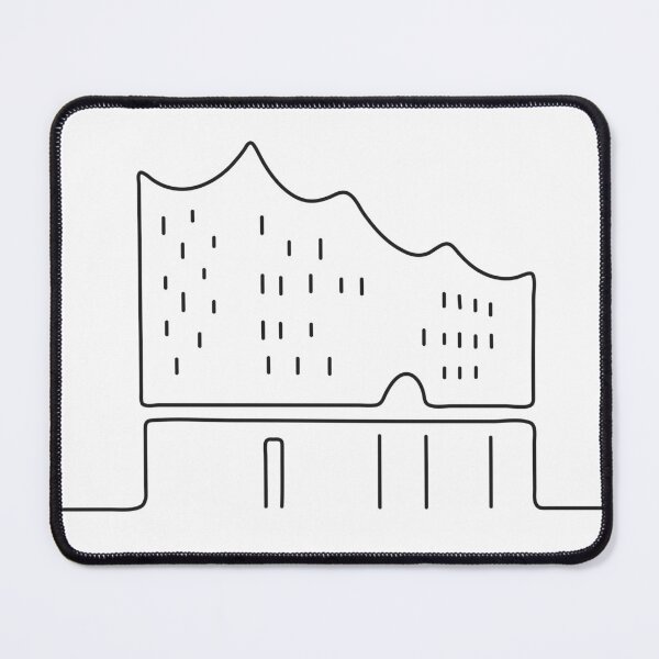 Item preview, Elbphilharmonie Hamburg - Minimalist Line Art Design designed and sold by Art.by.Karczewski..