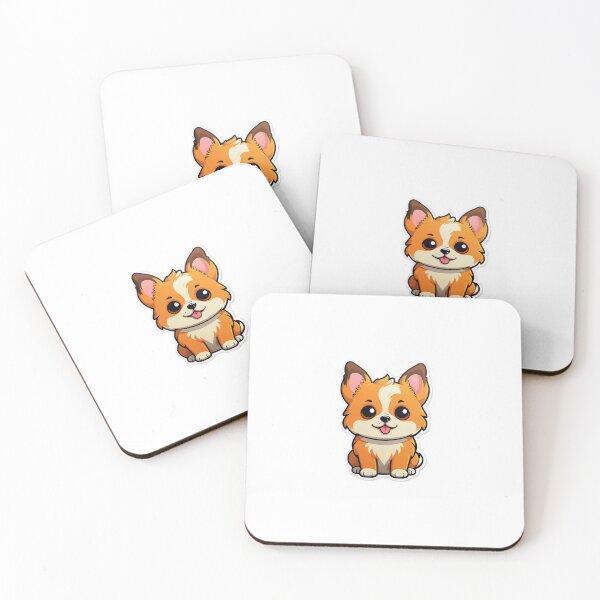 Item preview, Adorable Puppy Sticker – Cute Kawaii Dog Illustration designed and sold by ktsere.