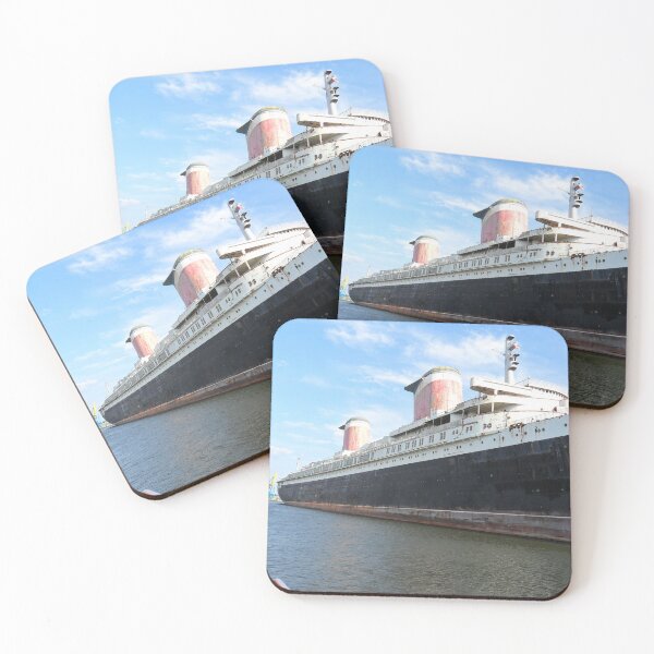 Item preview, S.S. United States on the Delaware River designed and sold by SCTBUFFALOPHOTO.