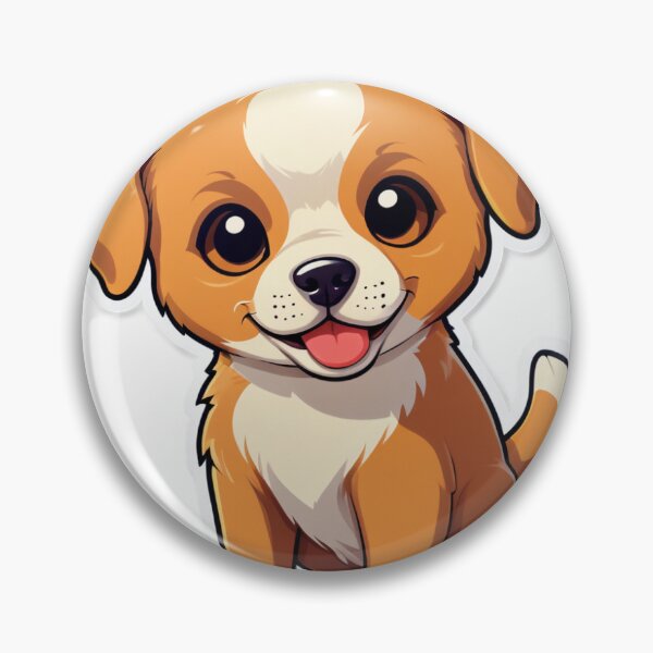 Item preview, Adorable Kawaii Puppy Sticker – Cute Cartoon Dog Design designed and sold by ktsere.