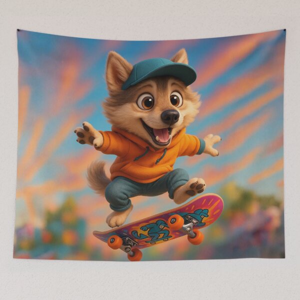 Item preview, Skater Saarloos Wolfdog designed and sold by Sillytoe.