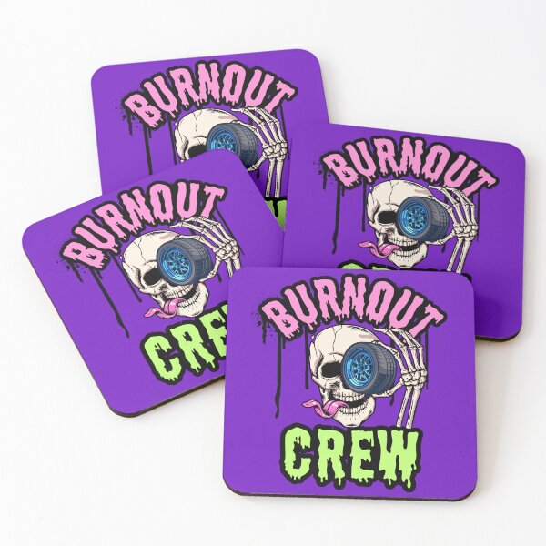 Item preview, Burnout Crew designed and sold by ParkandPress.