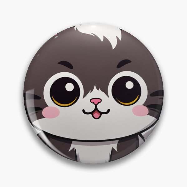 Item preview, Adorable Kawaii Kitty Sticker – Cute Cartoon Cat Design designed and sold by ktsere.