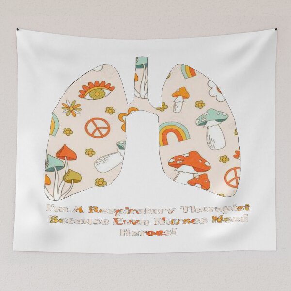 Item preview, Hippie designed I'm A Respiratory Therapist Because Even Nurses Need Heroes! designed and sold by natnat7w.