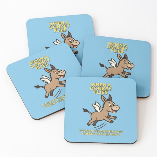 Item preview, When a Donkey Flies... designed and sold by FoxBaine Designs.