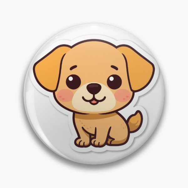 Item preview, Adorable Tiny Happy Puppy, Cute Little Dog Illustration designed and sold by ktsere.