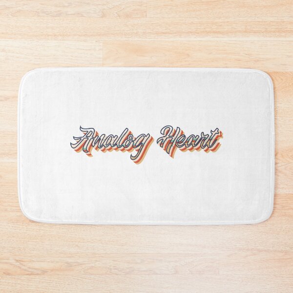 Item preview, Analog Heart Retro Script Typography designed and sold by DrTol.