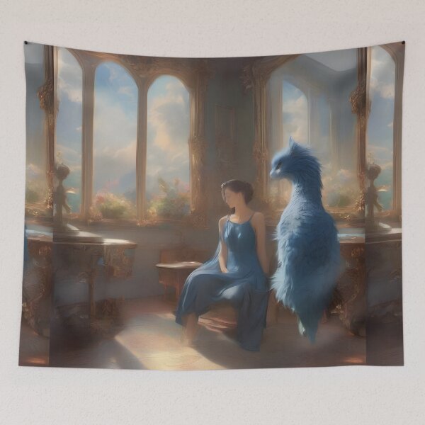 Item preview, Out of Time: A Dialogue with a Ghostly Blue Friend designed and sold by KunstGeist.