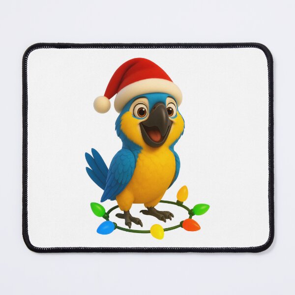Item preview, Christmas Blue and Gold Macaw designed and sold by Sillytoe.