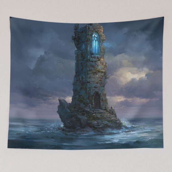Item preview, Wizard's Tower in the Ocean designed and sold by Rtymer.