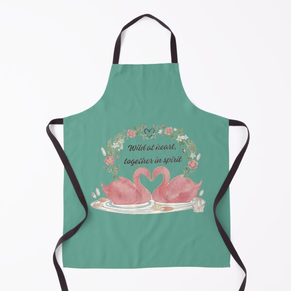 Item preview, Watercolor Pink Swans with Floral Wreath Art designed and sold by NiDev26.