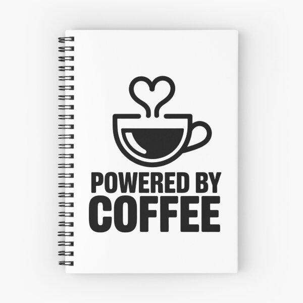 Item preview, Powered By Coffee Minimalist Coffee Lover T-Shirt Design designed and sold by SuyPrintArt.