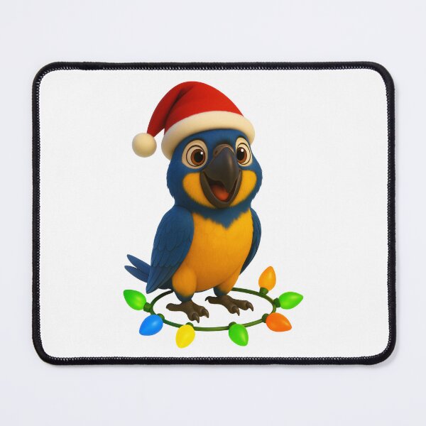 Item preview, Christmas Blue Throat Macaw designed and sold by Sillytoe.