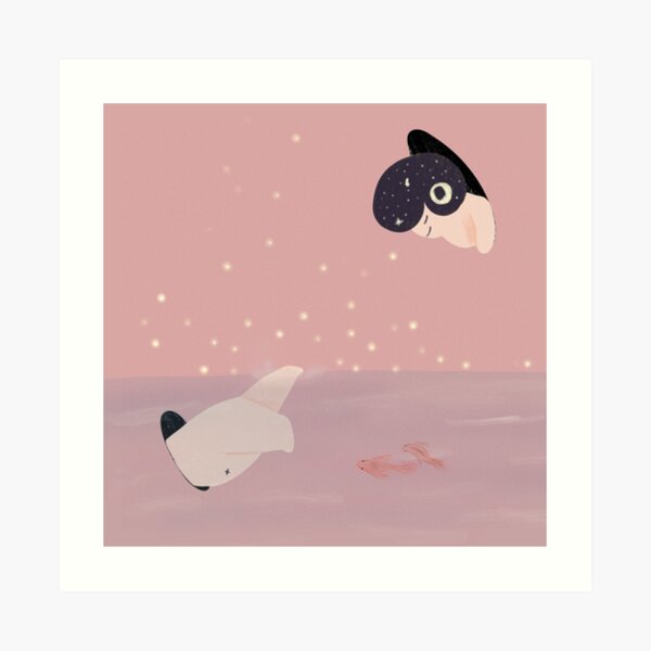 Meditative moment Art Print