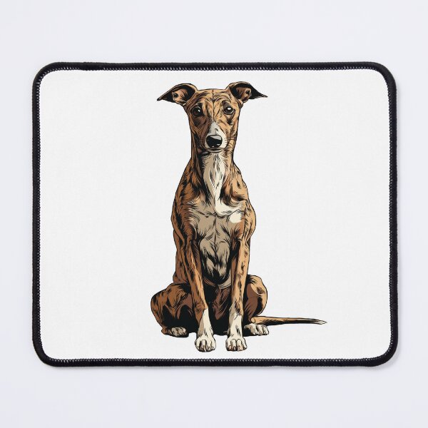 Item preview, Brindle Whippet Dog Illustration designed and sold by whyitsme.