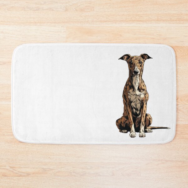 Item preview, Brindle Whippet Dog Illustration designed and sold by whyitsme.