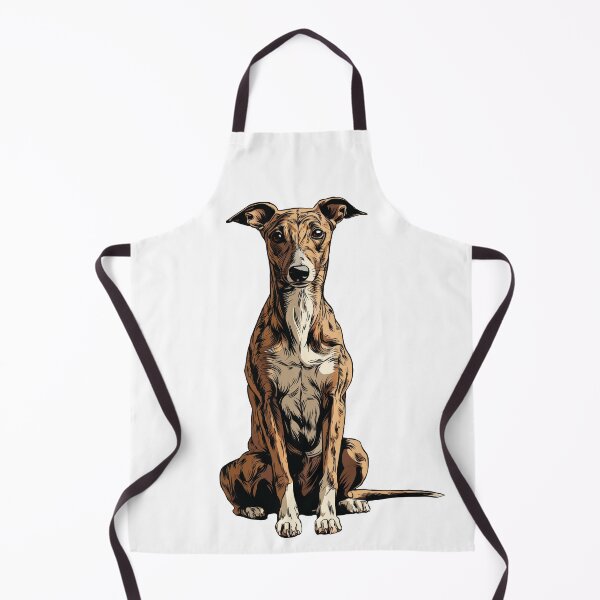 Item preview, Brindle Whippet Dog Illustration designed and sold by whyitsme.