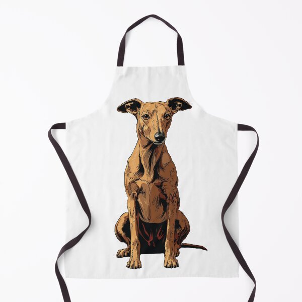 Item preview, Ilustración de un perro whippet rojo designed and sold by whyitsme.