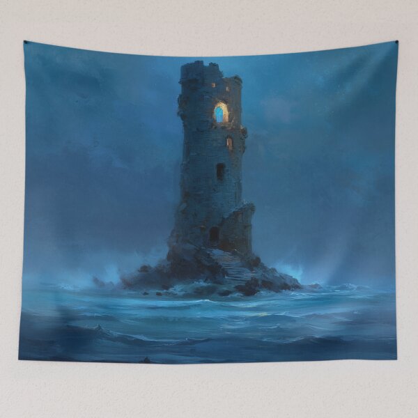 Item preview, Wizard's Tower in the Ocean designed and sold by Rtymer.