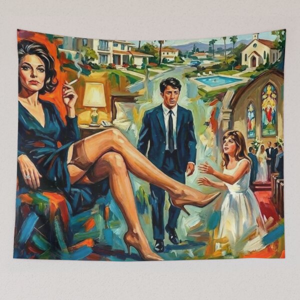 Item preview, Mrs. Robinson’s Seduction: Vintage Cinema Art designed and sold by Art's Diner.