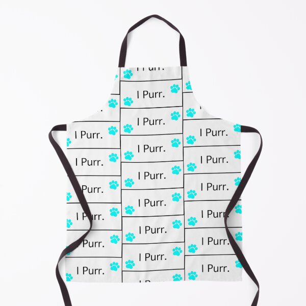 Artikelvorschau, „Ich schnurre“ Aqua Cat Paws Ich schnurre Katzenliebhaber Katzenverrückte Katzenmamas Katzenbesitzer entworfen und verkauft von OneCatShop.