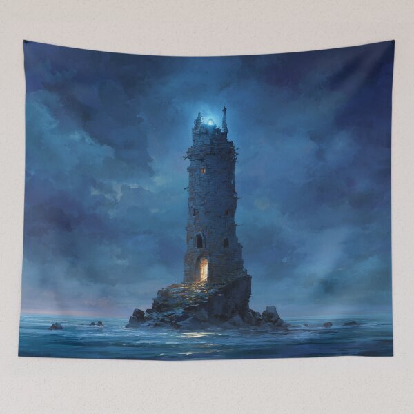 Item preview, Wizard's Tower in the Ocean designed and sold by Rtymer.