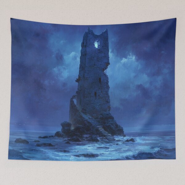 Item preview, Wizard's Tower in the Ocean designed and sold by Rtymer.