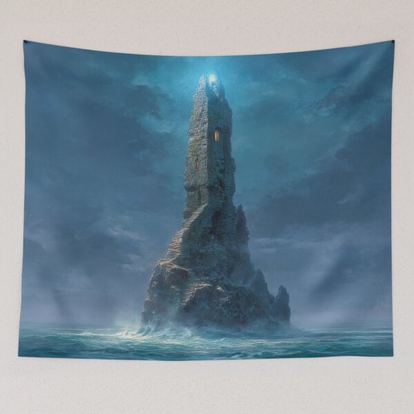 Item preview, Wizard's Tower in the Ocean designed and sold by Rtymer.