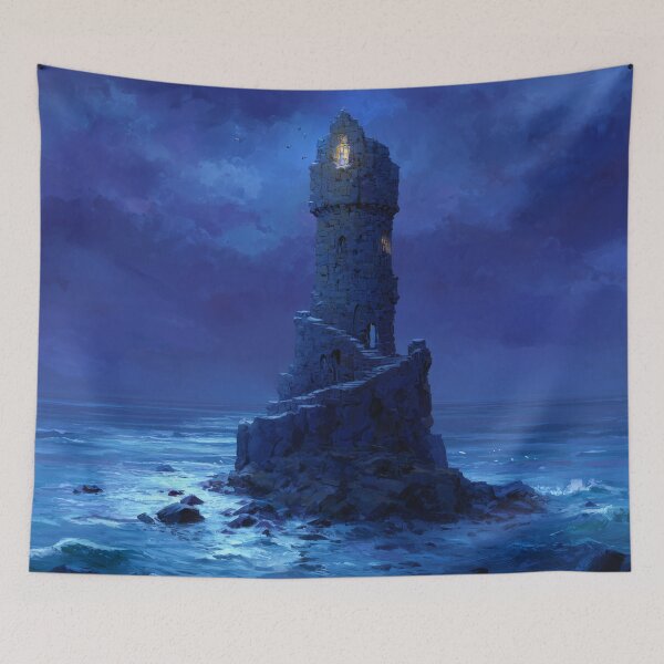 Item preview, Wizard's Tower in the Ocean designed and sold by Rtymer.