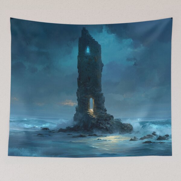 Item preview, Wizard's Tower in the Ocean designed and sold by Rtymer.
