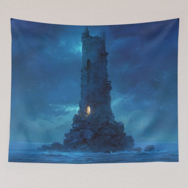 Item preview, Wizard's Tower in the Ocean designed and sold by Rtymer.