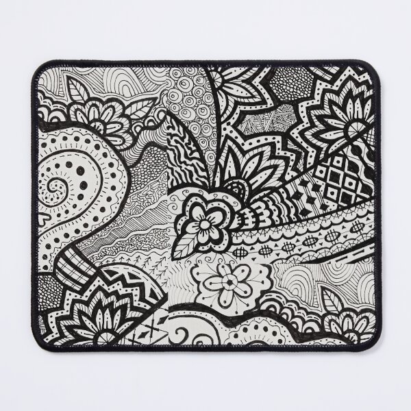 Item preview, Black and White Fields of Flowers designed and sold by AnnieAlive61.