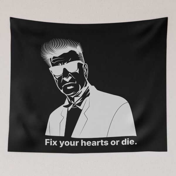 Item preview, Fix Your Hearts Or Die. - Ver. 2 (white print) designed and sold by R-A Designs.