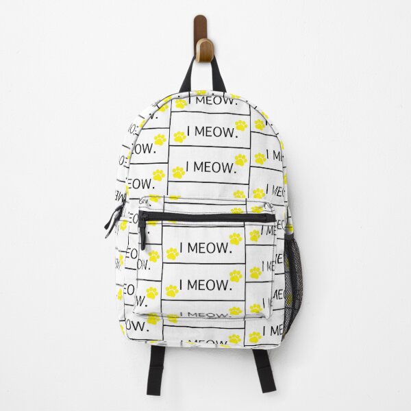 Item preview,  “ I Meow” Yellow Cat Paws I Meow Cat lovers Cat addicts Cat mamas Cat Owners  designed and sold by OneCatShop.