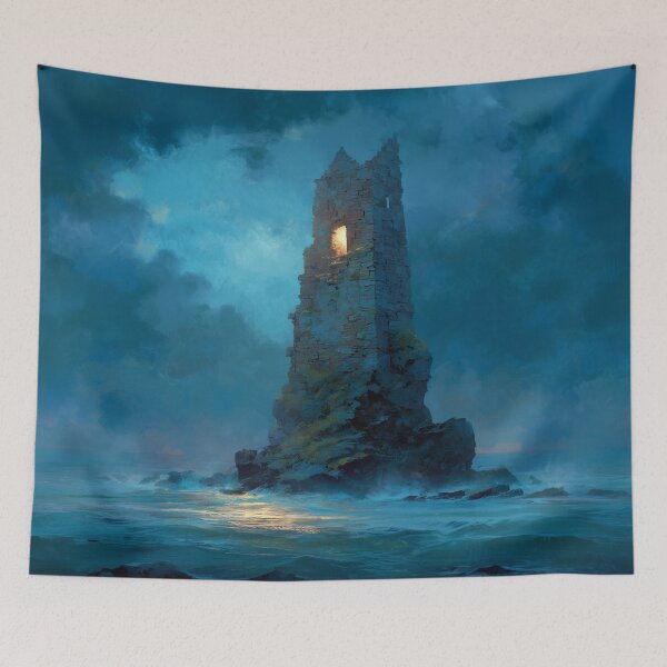 Item preview, Wizard's Tower in the Ocean designed and sold by Rtymer.