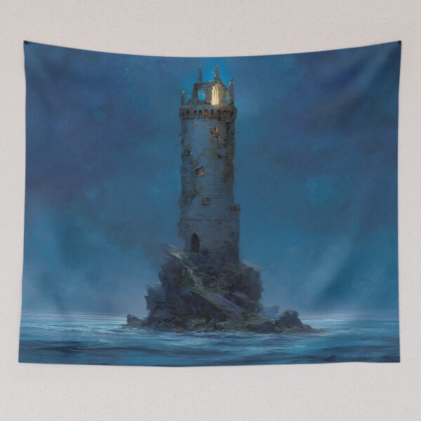 Item preview, Wizard's Tower in the Ocean designed and sold by Rtymer.
