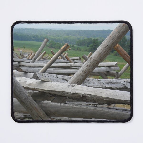 Item preview, Sawbuck Fence Line at Gettysburg designed and sold by SCTBUFFALOPHOTO.