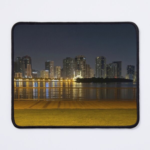Item preview, Sharjah city at night designed and sold by Ameliatra Design.