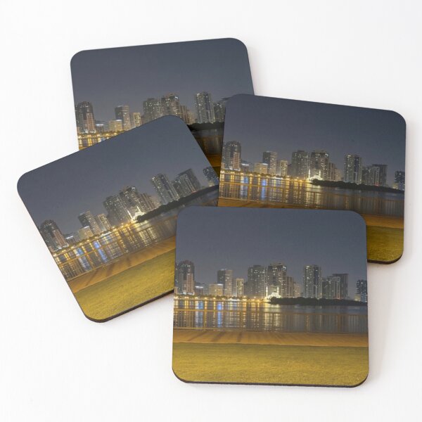 Item preview, Sharjah city at night designed and sold by Ameliatra Design.