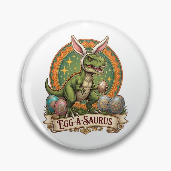 Item preview, Egg-A-Saurus – Funny Easter T-Rex Bunny Ear Design designed and sold by relso.