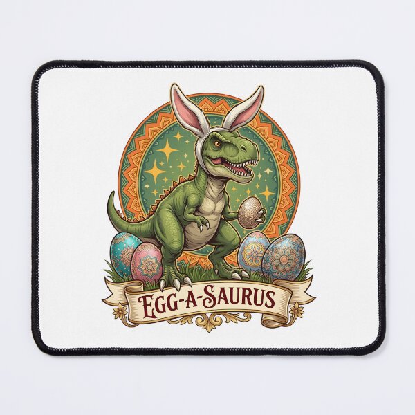 Item preview, Egg-A-Saurus – Funny Easter T-Rex Bunny Ear Design designed and sold by relso.