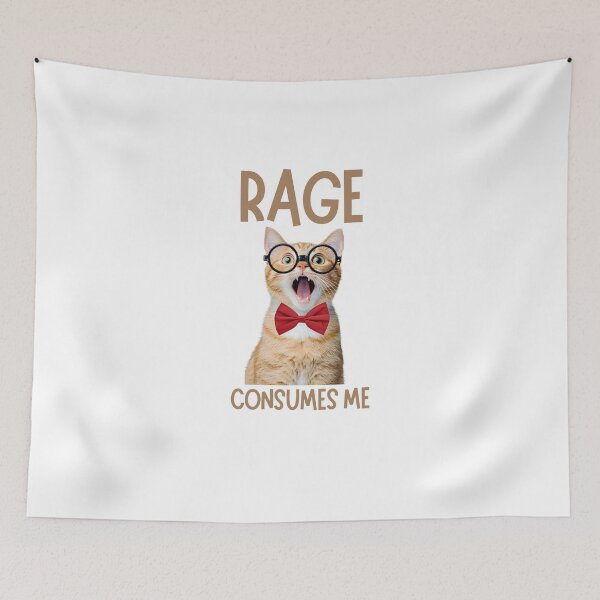 Item preview, Rage Consumes Me designed and sold by LuveraxArt.
