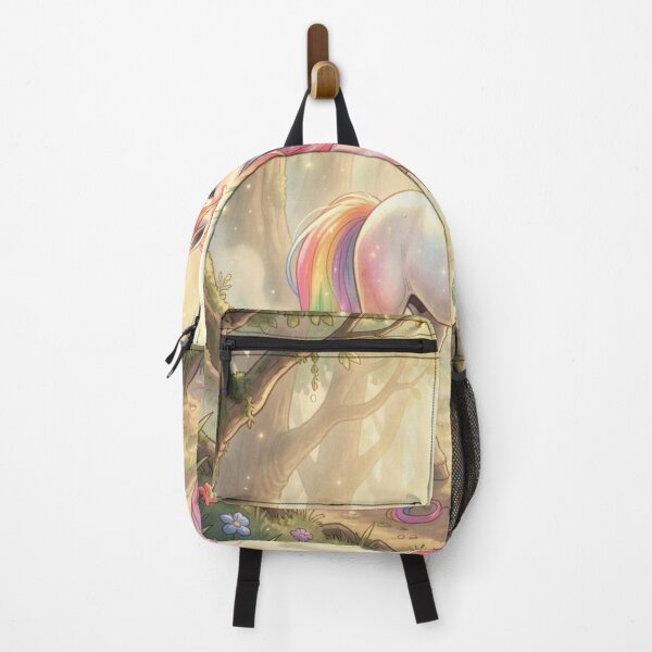 Item preview, Magical Rainbow Unicorn in an Enchanted Forest designed and sold by FrenchRomani.