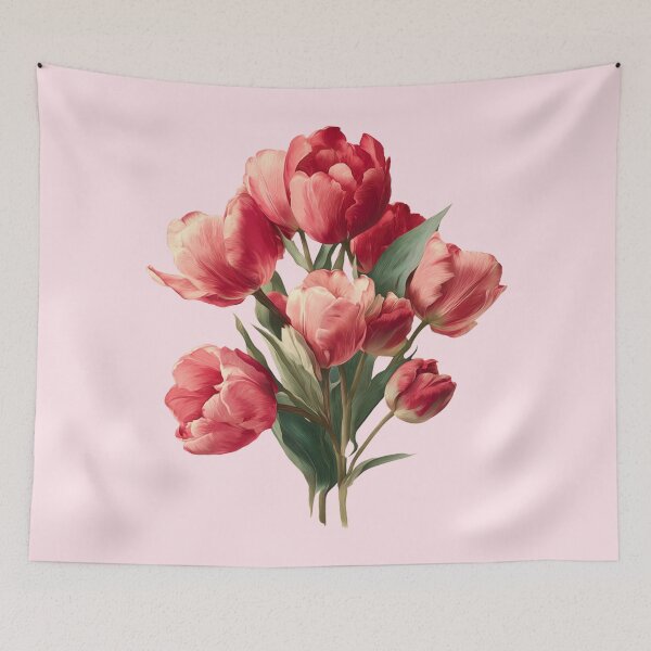 Item preview, Pink Tulips designed and sold by bubblyrainbow.