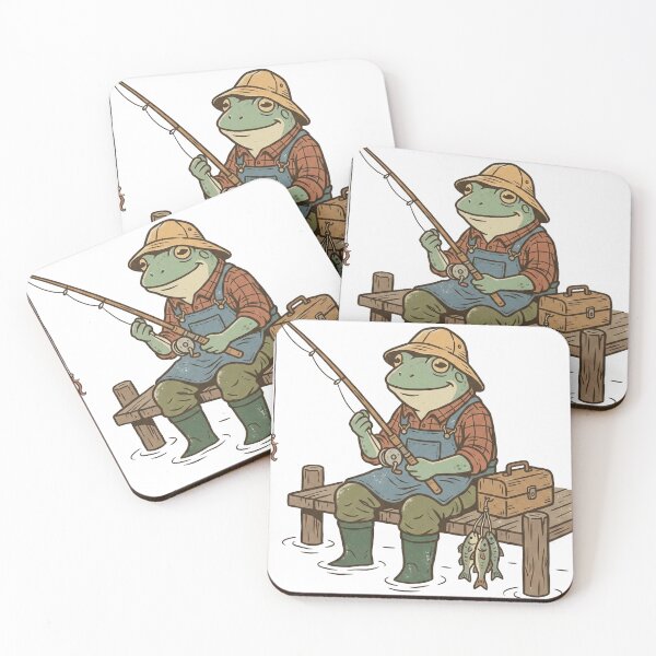 Item preview, Frog Fisherman designed and sold by pictranoosa.